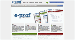 Desktop Screenshot of e-prof.de